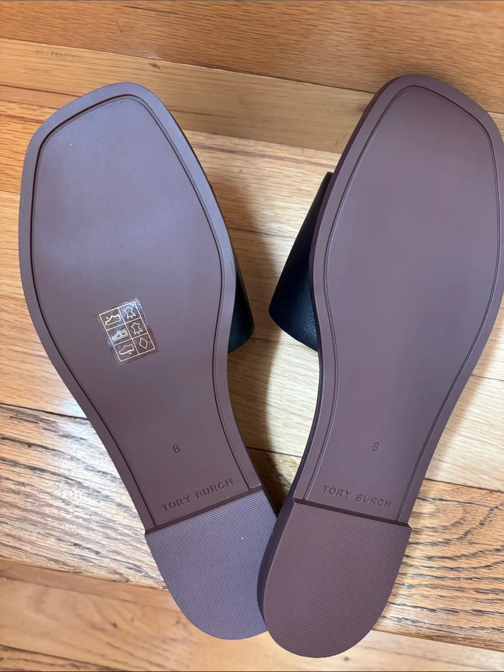 Tory Burch Black Ines slide sandal nwt 8